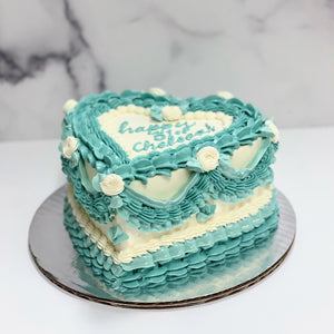 Vintage Heart Cake