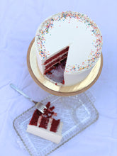 Load image into Gallery viewer, Red Velvet Celebration Cake
