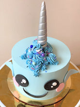 Load image into Gallery viewer, Narwhal Cake
