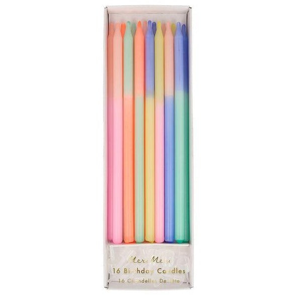 Color Blocked Candles
